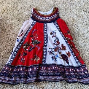 Anthropologie asymmetrical dress